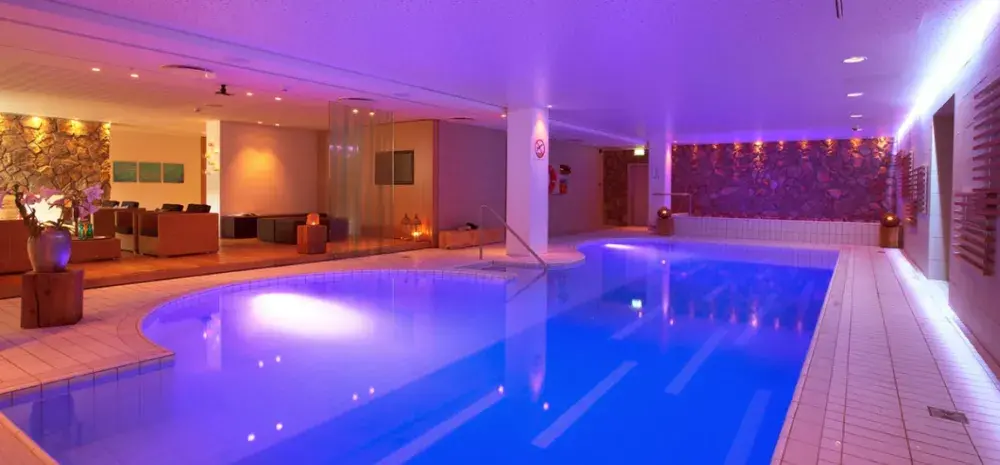 indoor swimming pool view of Reykjavik Natura Hotel Reykjavík, Iceland